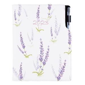 Diár DESIGN denný B6 2023 - Levanduľa