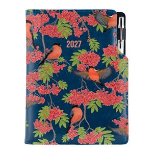 Diár DESIGN denný B6 2027 - modrá - Hýľ