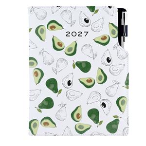Diár DESIGN denný B6 2027 poľský - Avokádo