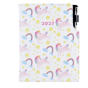 Diár DESIGN denný B6 2027 poľský - Unicorn