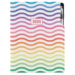 Diár DESIGN týždenný A4 2024 - Farby