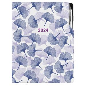 Diár DESIGN týždenný A4 2024 - Ginkgo