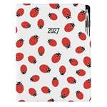 Diár DESIGN týždenný A4 2027 - Lienka