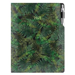 Diár DESIGN týždenný A4 2027 poľský - čierná - Papraď