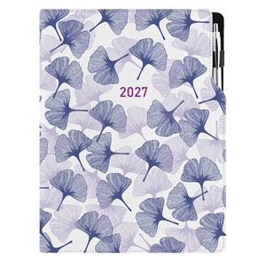 Diár DESIGN týždenný A4 2027 poľský - Ginkgo