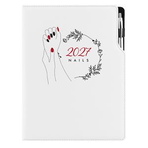Diár DESIGN týždenný A4 2027 poľský - Nails