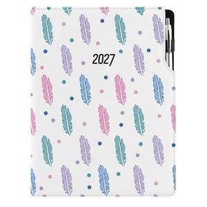 Diár DESIGN týždenný A4 2027 poľský - Pierka