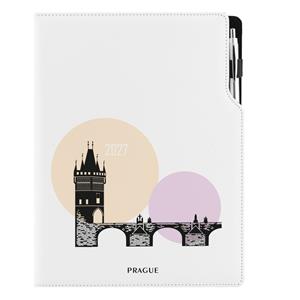 Diár DESIGN týždenný A4 2027 poľský - Praha