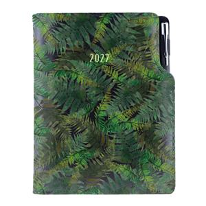 Diár DESIGN týždenný A5 2027 český - čierná - Papraď