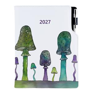 Diár DESIGN týždenný A5 2027 slovenský - Huby