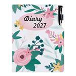 Diár DESIGN týždenný B5 2027 - Kvety