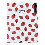 Diár DESIGN týždenný B5 2027 - Lienka