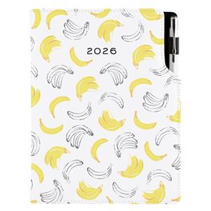 Diár DESIGN týždenný B6 2026 - Banán