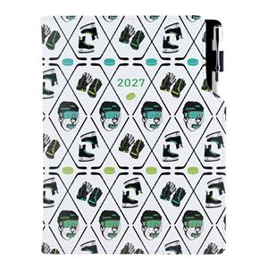 Diár DESIGN týždenný B6 2027 - Hokej