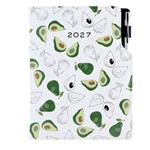 Diár DESIGN týždenný špeciál A5 2027 - Avokádo