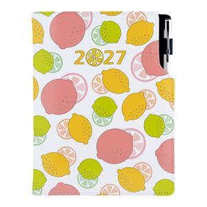 Diár DESIGN týždenný špeciál A5 2027 - Citron