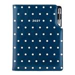 Diár DESIGN týždenný špeciál A5 2027 - modrá - Bodky