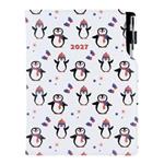 Diár DESIGN týždenný špeciál A5 2027 - Tučniak