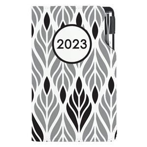Diár DESIGN týždenný vreckový 2023 poľský - Zrno