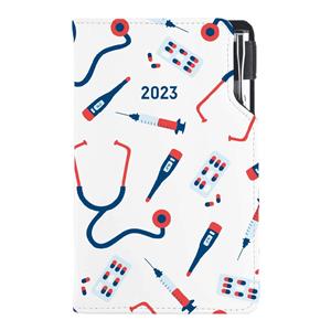 Diár DESIGN týždenný vreckový 2023 slovenský - Doktor