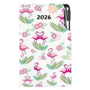 Diár DESIGN týždenný vreckový 2026 poľský - PLameniak