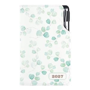 Diár DESIGN týždenný vreckový 2027 český - Akvarel