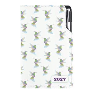 Diár DESIGN týždenný vreckový 2027 poľský - Kolibrík