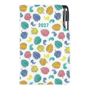 Diár DESIGN týždenný vreckový 2027 poľský - Listy