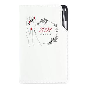 Diár DESIGN týždenný vreckový 2027 poľský - Nails