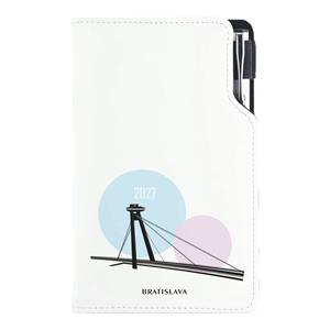 Diár DESIGN týždenný vreckový 2027 slovenský - Bratislava