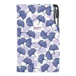 Diár DESIGN týždenný vreckový 2027 slovenský - Ginkgo
