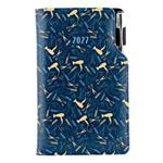 Diár DESIGN týždenný vreckový 2027 slovenský - modrá - Kaderník