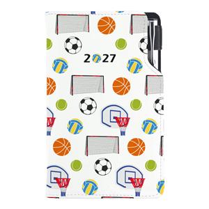 Diár DESIGN týždenný vreckový 2027 slovenský - Šport