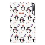 Diár DESIGN týždenný vreckový 2027 slovenský - Tučniak