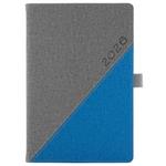 Diár DIEGO týždenný A5 2026 - sivá/modrá