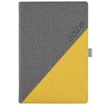 Diár DIEGO týždenný A5 2026 - sivá/žltá