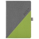 Diár DIEGO týždenný A5 2027 slovenský - sivá/zelená
