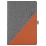 Diár DIEGO týždenný špeciál A5 2027 - sivá/oranžová