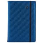 Diář ELASTIC denní B6 2027 - modrá/černá gumička