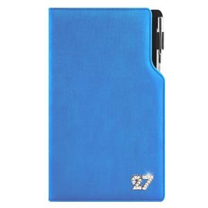 Diár GEP CRYSTAL týždenný vreckový 2027 polský - modrá pastelová