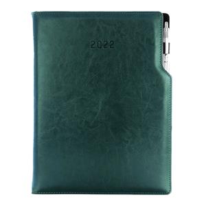 Diár GEP s perom týždenný A4 2022 polský - zelená
