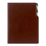 Diár GEP s perom týždenný A4 2027 - hnedý