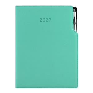 Diár GEP s perom týždenný A4 2027 - mätová