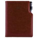 Diár GEP s perom týždenný A5 2026 - hnedá