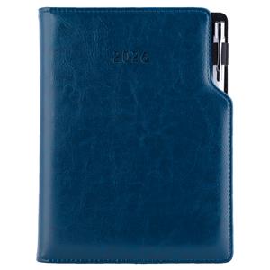 Diár GEP s perom týždenný A5 2026 - modrá