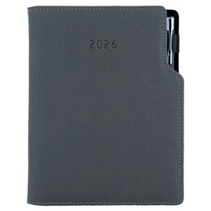Diár GEP s perom týždenný A5 2026 - sivá