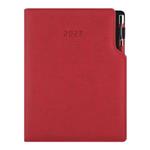 Diár GEP s perom týždenný B5 2027 - červená