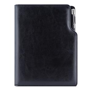 Diár GEP s perom týždenný špeciál A5 2027 - čierna/čierne vnútro