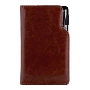 Diár GEP s perom týždenný vreckový 2022 slovenský - hnedá