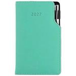Diár GEP s perom týždenný vreckový 2027 slovenský - mätová